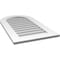 Ekena Millwork Round Top Surface Mount PVC Gable Vent: Non-Functional, w/ 3-1/2"W x 1"P Standard Frame, 20"W x 36"H GVPRT20X3601SN - alternate 3